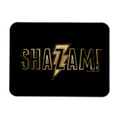 SHAZAM! | Goud Logo Magneet (Horizontaal)