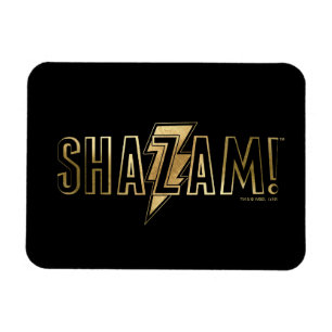 SHAZAM! Goud Logo Magneet