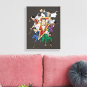 SHAZAM! | Grafische weergave van de Shazam-familie Canvas Afdruk (Insitu (Woonkamer))