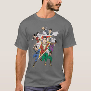 SHAZAM! Grafische weergave van de Shazam-familie T-shirt