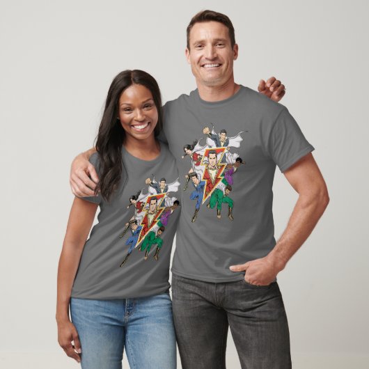 SHAZAM! | Grafische weergave van de Shazam-familie T-shirt (Unisex)