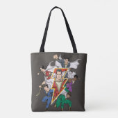 SHAZAM! | Grafische weergave van de Shazam-familie Tote Bag (Achterkant)
