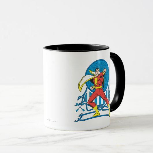 SHAZAM in gevechtsstaat Mok (Voorkant rechts)