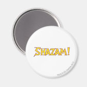 Shazam Logo Geel/Rood Magneet (Voorkant / Achterkant)