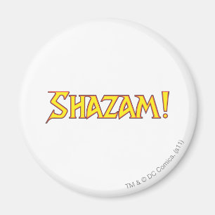 Shazam Logo Geel/Rood Magneet