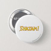Shazam Logo Geel/Rood Ronde Button 5,7 Cm (Voorkant /achterkant)