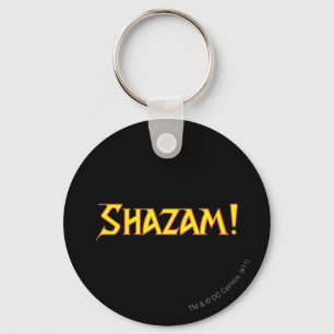 Shazam Logo Geel/Rood Sleutelhanger