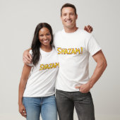 Shazam Logo Geel/Rood T-shirt (Unisex)