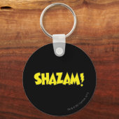 Shazam Logo Geel Sleutelhanger (Voorkant)