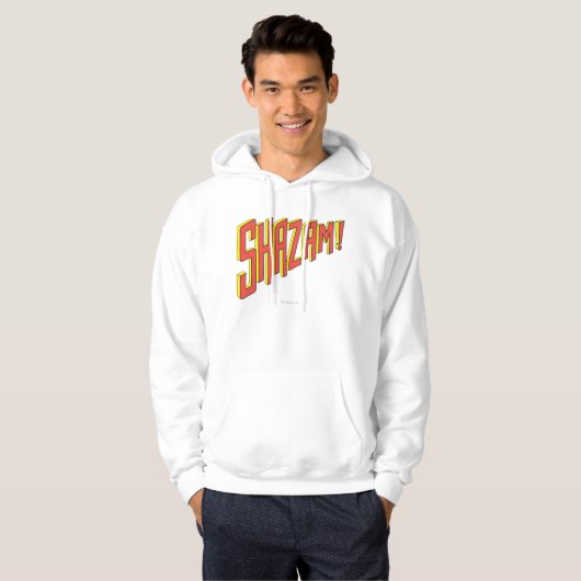 Shazam Logo Rood/Geel Hoodie (Voorkant volledig)