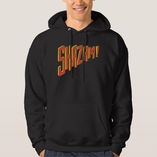 Shazam Logo Rood/Geel Hoodie (Voorkant)