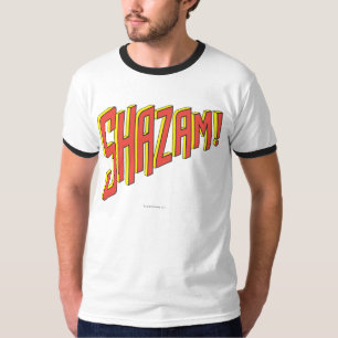 Shazam Logo Rood/Geel T-shirt
