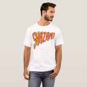 Shazam Logo Rood/Geel T-shirt (Voorkant volledig)