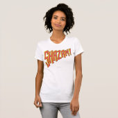 Shazam Logo Rood/Geel T-shirt (Voorkant volledig)