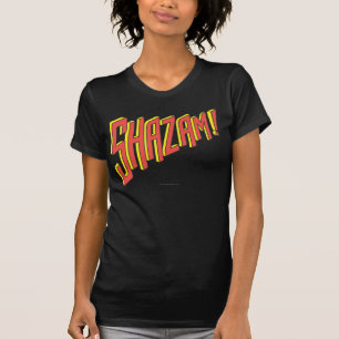 Shazam Logo Rood/Geel T-shirt