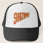 Shazam Logo Rood/Geel Trucker Pet (Voorkant)