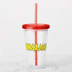 Shazam Logo Yellow Acryl Drinkbeker