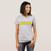 Shazam Logo Yellow T-shirt (Voorkant volledig)
