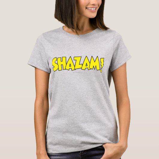 Shazam Logo Yellow T-shirt (Voorkant)