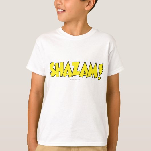 Shazam Logo Yellow T-shirt (Voorkant)