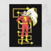 SHAZAM Poses Briefkaart (Voorkant)