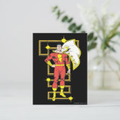 SHAZAM Poses Briefkaart (Staand voorkant)