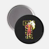 SHAZAM Poses Magneet (Voorkant / Achterkant)