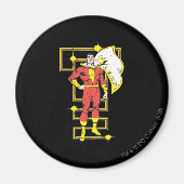 SHAZAM Poses Magneet (Voorkant)