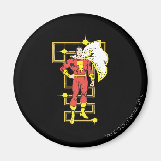 SHAZAM Poses Magneet (Voorkant)