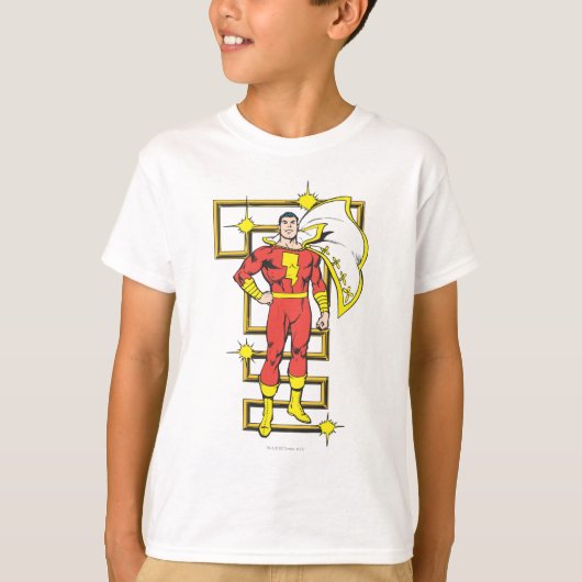 SHAZAM Poses T-shirt (Voorkant)