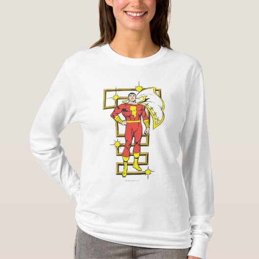 SHAZAM Poses T-shirt (Voorkant)
