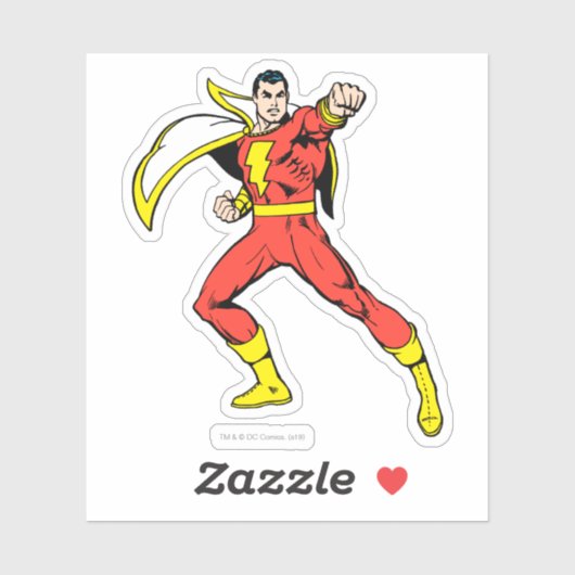 Shazam Ready to Fight Sticker (Vel)