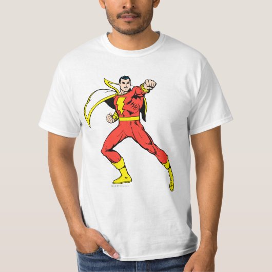 Shazam Ready to Fight T-shirt (Voorkant)