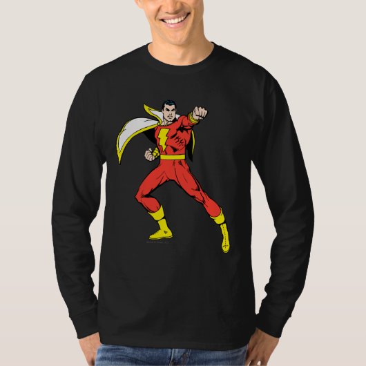 Shazam Ready to Fight T-shirt (Voorkant)