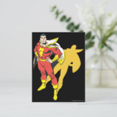 SHAZAM Shadow Briefkaart (Staand voorkant)