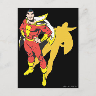 SHAZAM Shadow Briefkaart