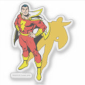 SHAZAM Shadow Sticker (Voorkant)