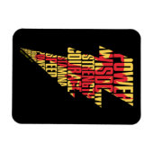 SHAZAM! | Shazam Abilities Lightning Graphic Magneet (Horizontaal)