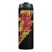 SHAZAM! | Shazam Abilities Lightning Graphic Thermosbeker (Voorkant)