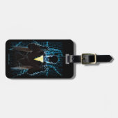 SHAZAM! | Shazam & Abilities Lightning Typografie Bagagelabel (Voorkant horizontaal)