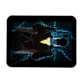 SHAZAM! | Shazam & Abilities Lightning Typografie Magneet (Horizontaal)