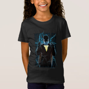 SHAZAM!   Shazam & Abilities Lightning Typografie T-shirt