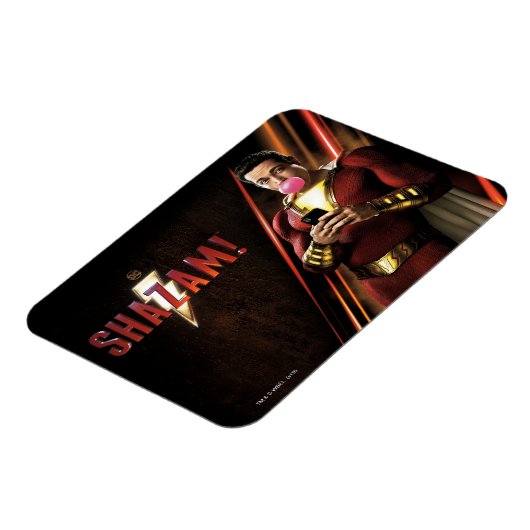 SHAZAM! | Shazam Bgloebbel Magneet (Linkerzijde)