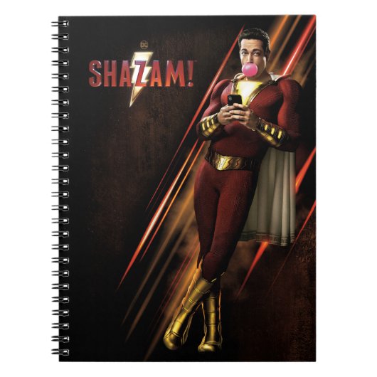 SHAZAM! | Shazam Bgloebbel Notitieboek (Voorkant)