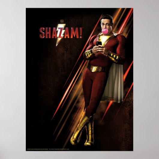 SHAZAM! | Shazam Bgloebbel Poster (Voorkant)