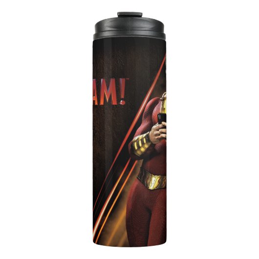 SHAZAM! | Shazam Bgloebbel Thermosbeker (Voorkant)