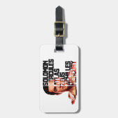 SHAZAM! | Shazam Closeup Acronym Graphic Bagagelabel (Voorkant verticaal)