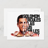 SHAZAM! | Shazam Closeup Acronym Graphic Briefkaart (Voorkant / Achterkant)