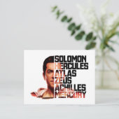 SHAZAM! | Shazam Closeup Acronym Graphic Briefkaart (Staand voorkant)