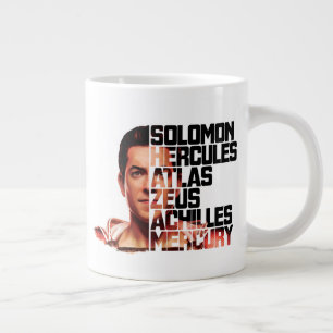 SHAZAM! Shazam Closeup Acronym Graphic Grote Koffiekop